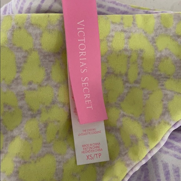 VS Purple & Green Reversible Bikini Bottom - Picture 7 of 7